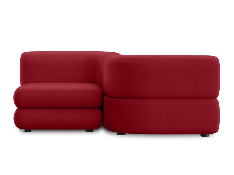 Диван модульный Брера-2 Velour Cherry