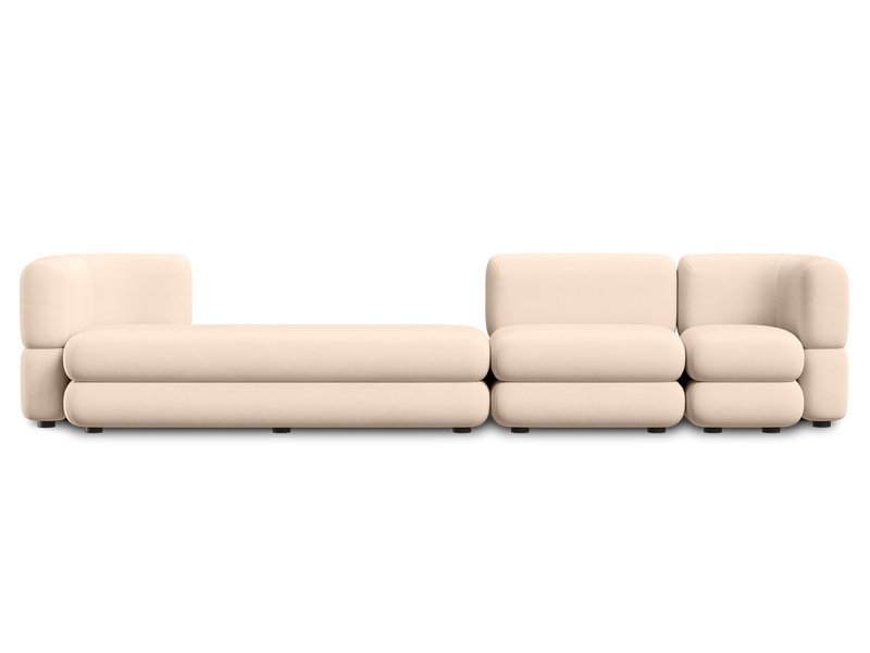 Диван модульный Брера-4 Velour Beige