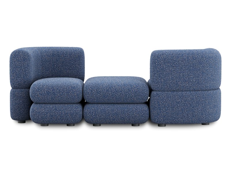 Диван модульный Брера-3 Bucle Saphire