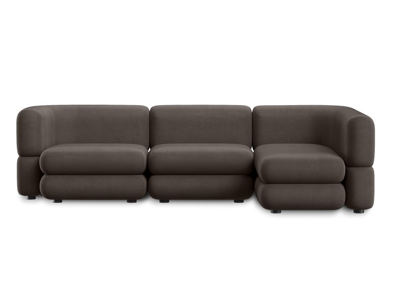 Диван модульный Брера-7 Velour Stone