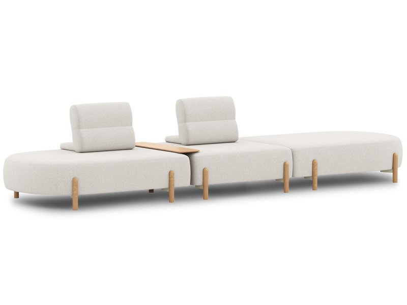 Диван модульный Альди-3 Bucle White